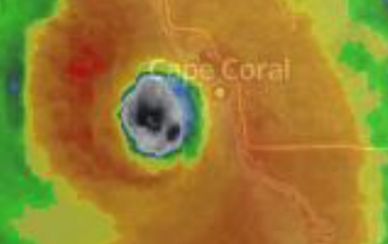 Hurrican Ian landfall Cape Coral, Florida